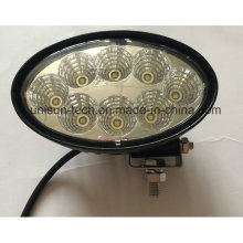 12V 6 &quot;Oval 40W 8X5w CREE LED Luz de trabajo